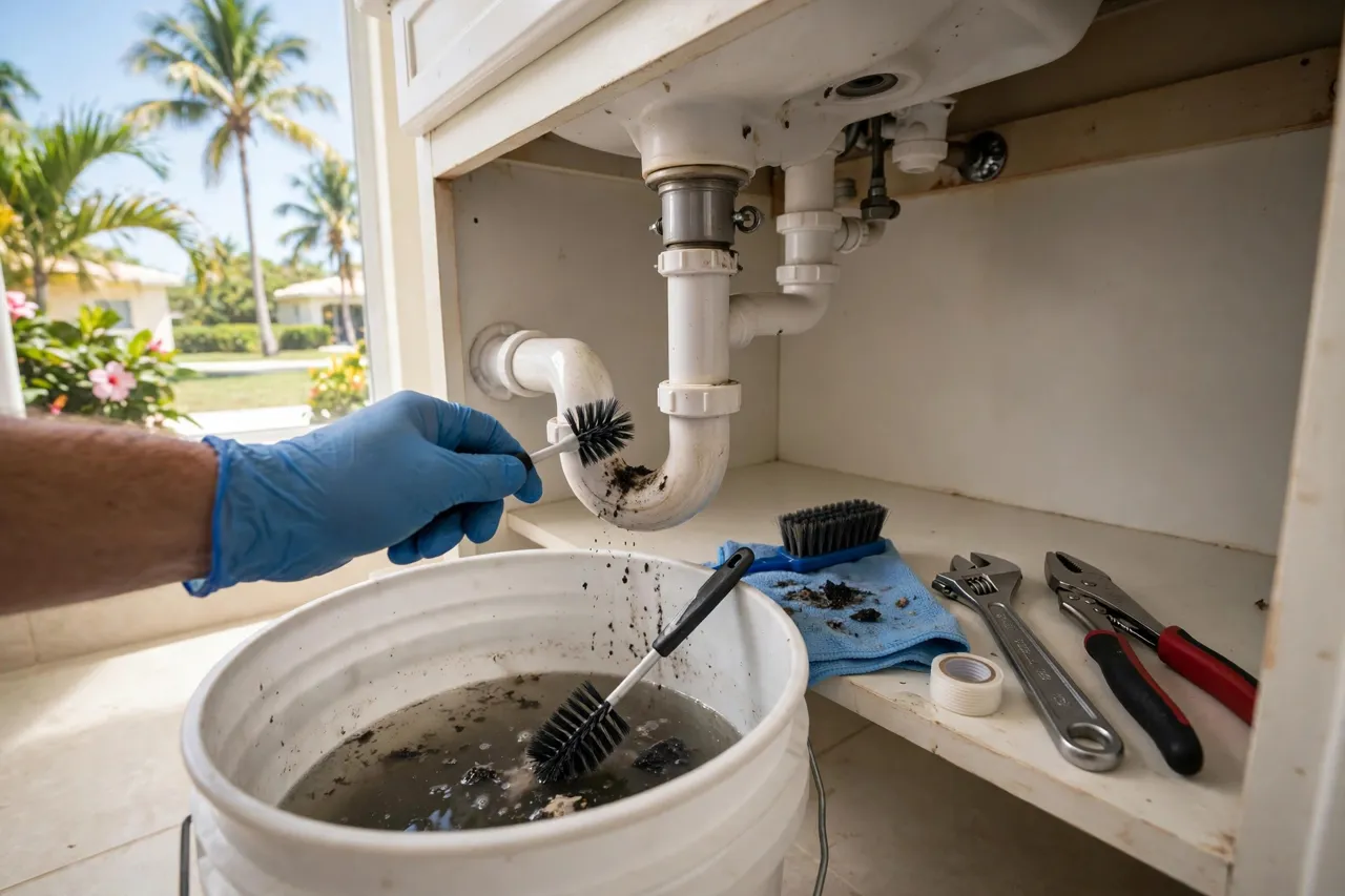 How to unclog a bathroom sink drain without harsh chemicals