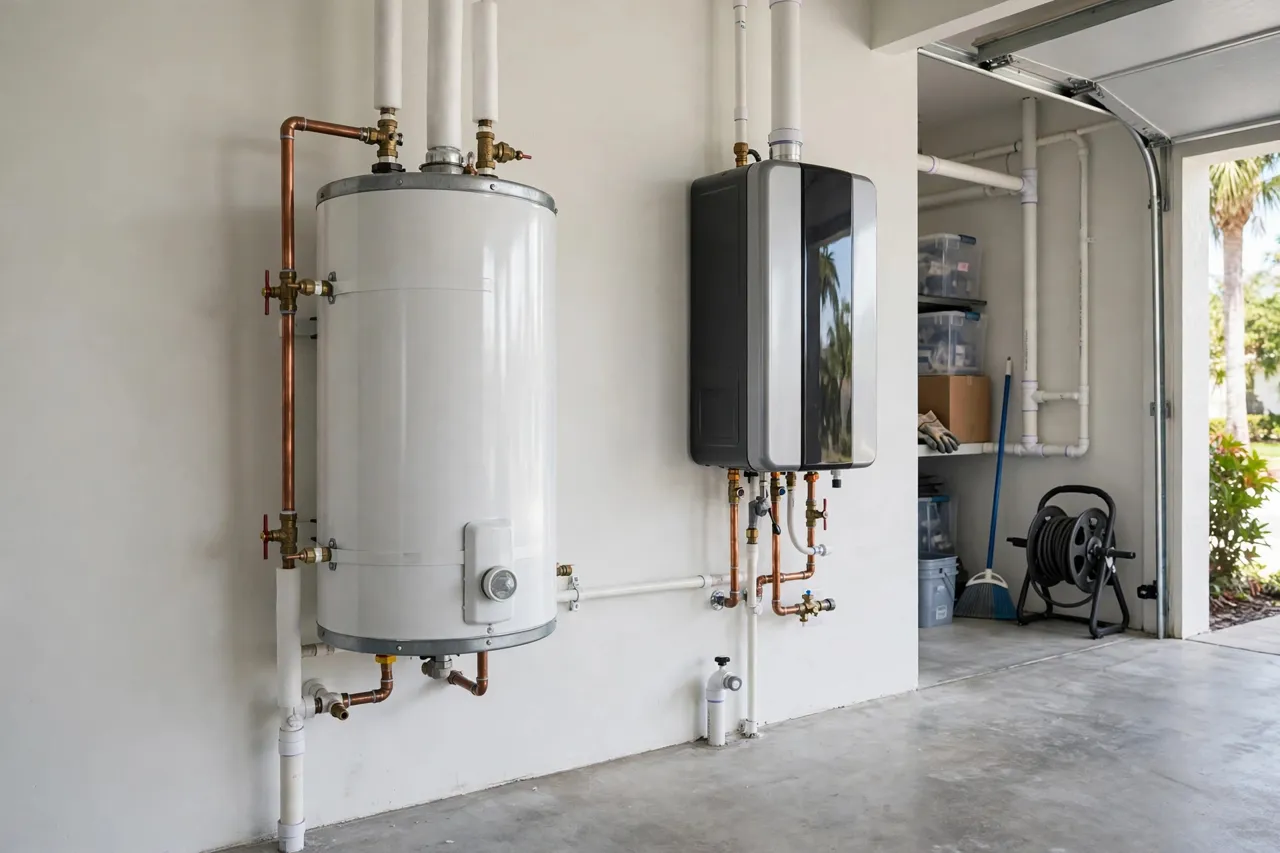 Tankless vs tank water heaters: which is better for Homestead homes